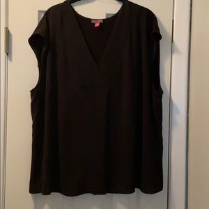 Vince Camuto Black Sleeveless Top